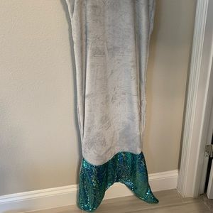 Sequin Mermaid Tail Blanket